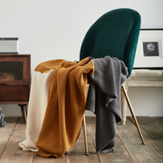 北欧简约现代全棉毛s毯被子沙发毯盖毯办公室午睡毯单人毯子