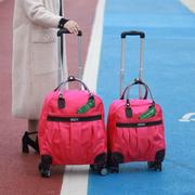 旅行包拉杆包女手提韩版短途大容量行李袋飞机轮软箱男轻便潮简约