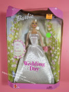 发 Barbie Wedding Day 2002 婚纱芭比娃娃