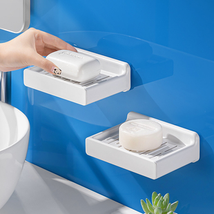 肥皂盒免打孔壁挂沥水皂盒，家用肥皂架，卫生间香皂盒墙面香皂置物架