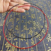 1.5mm防水钢丝绳项链细绳适用于周生丘比特羽毛吊坠编织绳颈绳女