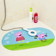 小猪佩奇浴室防滑垫带吸盘淋浴洗澡地垫，家用卫生间厕所脚垫浴缸垫