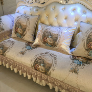 欧式沙发靠垫抱枕靠背床头大枕头客厅简约刺绣腰枕高档奢华可定制