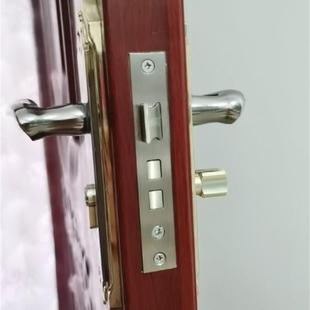 锁体家用室内卧室锁舌门锁配件通用型静音老款木门锁房门锁芯钥匙
