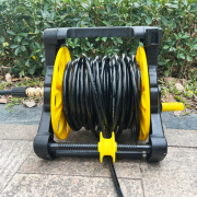 万吉洗车机卷管器高压水管收卷器收纳架自动排管钢丝防爆高压清洗