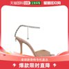 香港直邮潮奢 Jimmy Choo 女士100毫米Saeda麂皮凉鞋