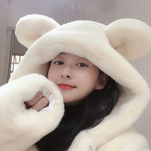 2021冬季韩版显瘦反季整张水貂毛中长款女獭兔毛仿皮草外套 大衣