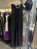 法式设计感小众圆领连衣裙2024年夏季黑色复古褶皱无袖背心裙