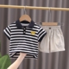 洋气男童套装夏装春宝宝衣服婴儿，男孩夏天0到1一岁半2周岁3多4潮5