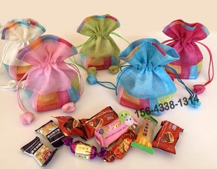 韩国朝鲜族民族特色喜糖袋子韩国进口喜糖袋子喜糖包袋子