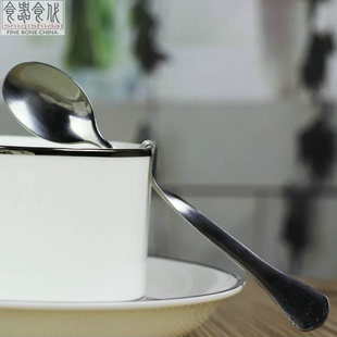 食器食代创意咖啡勺情侣，挂杯勺子不锈钢咖啡，勺子搅拌勺子