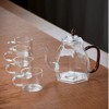 全度茶壶耐高温加厚玻璃泡茶器，家用单壶带过滤内置滤网沏功夫茶具