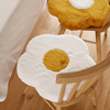 装典zoodii记忆棉坐垫子圆形花朵，椅垫荷包蛋飘窗ins屁垫地上椅子