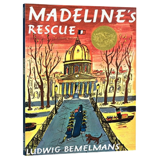 英文原版madelinesrescue玛德琳的狗狗，救星儿童课外读物，童话故事精美插画绘本图画书儿童书籍