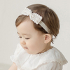 f380韩国进口女宝宝，蝴蝶结发带公主头花婴幼儿童，百天周岁摄影配饰