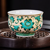 景德镇陶瓷纯手工薄胎手绘茶具掐丝珐琅彩高端女高端单杯功夫茶