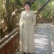 夏季天丝棉新中式连衣裙印花时尚加肥大码胖妈妈款宽松遮肚子长裙