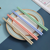 小麦秸秆筷子家用简约一人，一筷塑料情侣创意，环保天然日式餐具套装