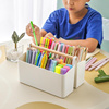 麦克笔收纳盒大容量笔筒书桌面，儿童画笔水彩笔铅笔文具桶笔架学生