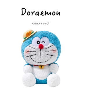 日本正版哆啦a梦幼稚园叮当猫机器猫公仔玩偶大号毛绒玩具