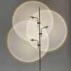 意大利简约创意LED投影灯现代背景墙客厅展厅橱窗设计师落地灯