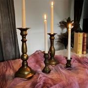 复古欧式烛台摆件铁艺客厅餐桌家居蜡烛台摄影道具金属蜡烛杯