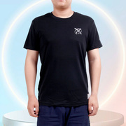 李宁短袖T恤男士韦德系列圆领夏季男装纯棉上衣AHSP673