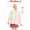 whyberry22aw“财阀大小姐”小香风秋冬羽绒服垫肩，夹克外套女