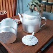 越南咖啡壶大容量咖啡手冲壶铝制，滴漏式器具长嘴滴壶商用大壶