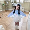 韩版女童卫衣春装卡通儿童宝宝玉桂狗蝙蝠袖蝴蝶翅膀长袖上衣童装