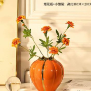 轻奢陶瓷花瓶摆件创意客厅干花插花花艺现代玄关电视柜餐桌装饰品
