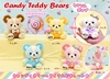 日单 amufun  Candy Teddy Bears 糖果小熊 毛绒公仔挂件