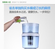 台式饮水机迷你型冰热温热制冷家用小型饮水机7层芯 净水桶过滤桶