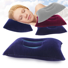 旅行枕便携充气枕头坐火车趴睡午睡神器吹气护腰枕户外靠枕腰靠垫