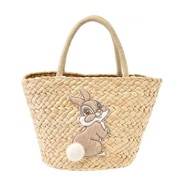 玛丽猫邦尼兔编织包手提包度假风旅游时尚手编包可爱沙滩包