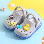 女童宝宝凉鞋1-3岁婴儿软底儿童沙滩鞋男童洞洞鞋小童夏防滑包头