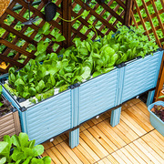 蔬菜种植箱阳台种菜神器，塑料特大花盆，家用长方形楼顶花槽