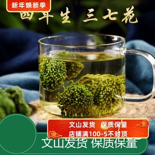 三七花云南文山特级四年头茬新花野生特级田七花100g