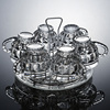 创意泡茶耐热杯子欧式加厚玻璃水杯套装花茶杯家用无铅小杯子咖啡