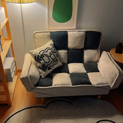 懒人折叠沙发榻榻米双人，小户型客厅科技布艺，沙发房可躺沙发椅