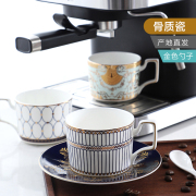 咖啡杯碟套装高档精致英式下午茶茶具骨瓷，杯碟勺套装陶瓷轻奢