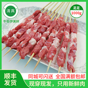 北京牛街清真羊肉串，半成品烧烤串食材新鲜家用内蒙古，羊肉串1000g