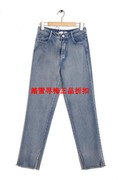 ansuo安所luving&two2021秋冬季高腰铅笔，裤牛仔裤cq2k539