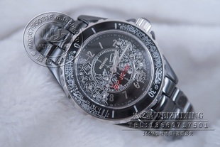威之星 J12全陶瓷纪念腕表H6477时尚石英情侣手表HT-01