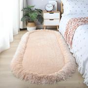 买卖地毯加厚加密椭圆细丝，弹力丝床边毯客厅，卧室地毯居家房间地毯
