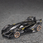 嘉业1 22兰博基尼V12 GT跑车合金汽车模型蝙蝠战车收藏摆件玩具车