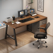 电脑桌台式带抽屉书桌家用写字台简约现代办公桌椅卧室简易桌子