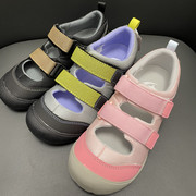 断码月星夏季儿童，机能鞋男女童运动凉鞋，3-8岁包头防滑鞋子