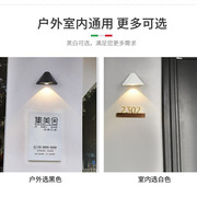 led户外壁灯酒店大门背景墙防水室外阳台楼梯过道床头简约现代