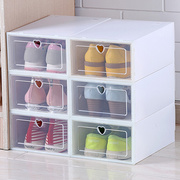 个6塑料组合防尘u10l个简易装，鞋盒收纳纸盒，单个抽屉式20个透明宿